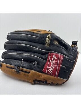 Rawlings RBG4TB Baseball Softball Glove 13” Leather Basket Web RHT Vintage